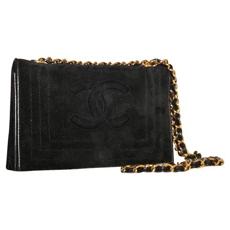 black suede chanel bag|chanel shoulder bag ioffer.